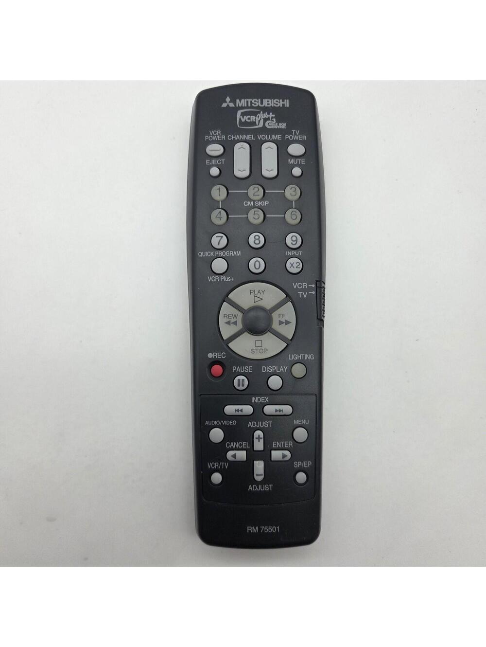 OEM Mitsubishi RM 75501 Remote Control For HS U775 HS U575 HS U576 HS U778 VCR